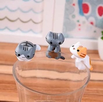 6pc Cute clinging cats